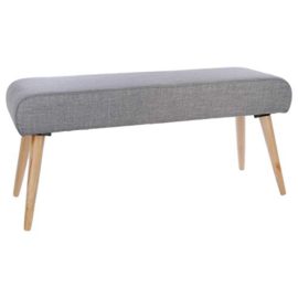 Grande Banquette pouf – Esprit scandinave – Coloris GRIS Soie Grande Banquette pouf – Esprit scandinave – Coloris GRIS Soie