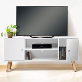 IDMarket-Meuble-TV-EFFIE-scandinave-bois-blanc-0-0