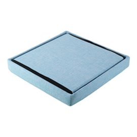 Intirilife–Pouf-et-bote-de-Rangement-en-Tissu-Aspect-Lin-bote-Pliable-dcorative-bote-de-Rangement-Coffret-0-2