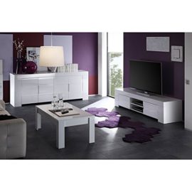 LC-spa-Meuble-TV-avec-EOS-Grande-avec-2-Portes-Blanc-Brillant-190-x-45-x-50-cm-0-0