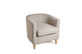 Macabane Fauteuil Cabriolet Tissu Couleur, Polyester, Lin, 63 x 63 x 63 cm Macabane Fauteuil Cabriolet Tissu Couleur, Polyester, Lin, 63 x 63 x 63 cm 3