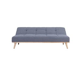 Mobilier Deco Banquette clic clac scandinave Convertible Tissu Gris Mobilier Deco Banquette clic clac scandinave Convertible Tissu Gris 3