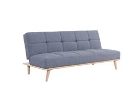 Mobilier Deco Banquette clic clac scandinave Convertible Tissu Gris Mobilier Deco Banquette clic clac scandinave Convertible Tissu Gris 2