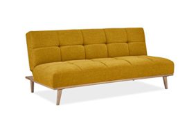 Mobilier Deco Banquette clic clac scandinave Convertible Tissu Jaune Mobilier Deco Banquette clic clac scandinave Convertible Tissu Jaune