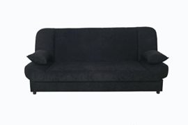 Mobilier-Deco-CANAP-CLIC-CLAC-Convertible-Noir-Coffre-DE-Rangement-0