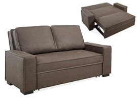 Mobilier-Deco-Canap-3-Places-Marron-Convertible-RAPIDO-0