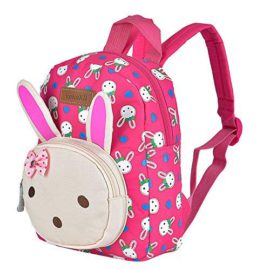 Queta-Mignon-Lapin-Animal-Design-Petits-Enfants-Sac–Dos-Bambin-Sac-dEcole-3D-Rose-0-0