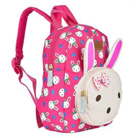 Queta-Mignon-Lapin-Animal-Design-Petits-Enfants-Sac–Dos-Bambin-Sac-dEcole-3D-Rose-0-2