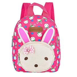 Queta-Mignon-Lapin-Animal-Design-Petits-Enfants-Sac–Dos-Bambin-Sac-dEcole-3D-Rose-0