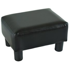 Repose-pied pouf tabouret style contemporain max. 150 Kg similicuir 40L x 30l x 24H cm noir 39 Repose-pied pouf tabouret style contemporain max. 150 Kg similicuir 40L x 30l x 24H cm noir 39 2