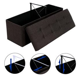 SONGMICS-120-L-Grand-Pouf-Coffre-de-Rangement-Sofa-Repose-Pied-Pliable-pour-3-Personnes-Tissu-en-Lin-0-0