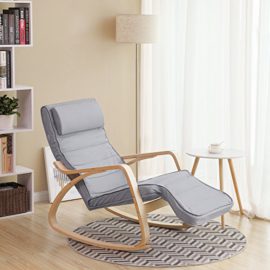 SONGMICS-Fauteuil–Bascule-Rocking-Chair-avec-Repose-Pied-rglable-5-Niveaux-Charge-Max-150-kg-Gris-LYY42G-0-1