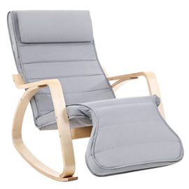 SONGMICS-Fauteuil–Bascule-Rocking-Chair-avec-Repose-Pied-rglable-5-Niveaux-Charge-Max-150-kg-Gris-LYY42G-0