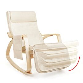 SONGMICS Rocking Chair Fauteuils de Salon SONGMICS Rocking Chair Fauteuils de Salon 4