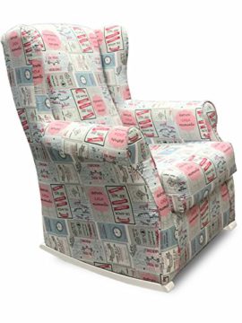 Suenoszzz Fauteuil à bascule en tissu Suenoszzz Fauteuil à bascule en tissu