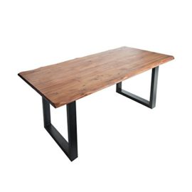 Tronc d’arbre Table Genesis 200 cm Acacia massif avec structure en fer Tronc d’arbre Table Genesis 200 cm Acacia massif avec structure en fer