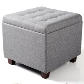 WOLTU #837 Tabouret Cube de siège avec Espace de Rangement,coffres de Rangement siège rembourré en Lin 45 * 45 * 41CM WOLTU #837 Tabouret Cube de siège avec Espace de Rangement,coffres de Rangement siège rembourré en Lin 45 * 45 * 41CM 3