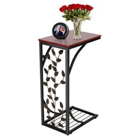 Yaheetech-Table-dappoint--Caf-Snack-Table-de-Canap-Table-Basse-Petite-Desserte-pour-Salon-Jardin-Terrasse-0