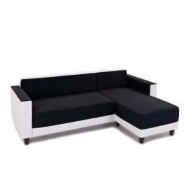 finlandek Canapé Fixe KULMA 4 Places – 205x141x70 cm – Tissu – Noir et Blanc finlandek Canapé Fixe KULMA 4 Places – 205x141x70 cm – Tissu – Noir et Blanc 3