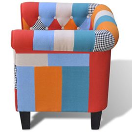 vidaXL-Fauteuil-TV-Tissu-Patchwork-Fauteuil-en-Tissu-Finition-Patchwork-0-1