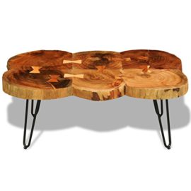 vidaXL-Table-Basse-Table-dappoint-en-Bois-Massif-Sheesham-35-cm-6-Troncs-Brun-0-0