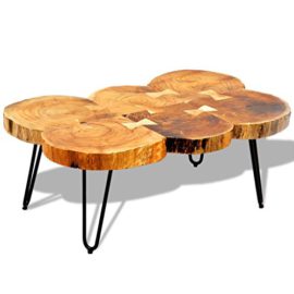 vidaXL-Table-Basse-Table-dappoint-en-Bois-Massif-Sheesham-35-cm-6-Troncs-Brun-0-3