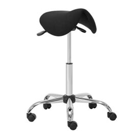 AMOIU Tabouret Assis Debout Ergonomique, Chaise de Selle pivotant, Hauteur réglable AMOIU Tabouret Assis Debout Ergonomique, Chaise de Selle pivotant, Hauteur réglable