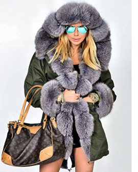 Aofur-Manteau-Femme-Chaud-Parka-Hiver-Fourrure-avec-Capuche-Militaire-Style-Parka-Longue-en-Fausse-Fourrure-0-0