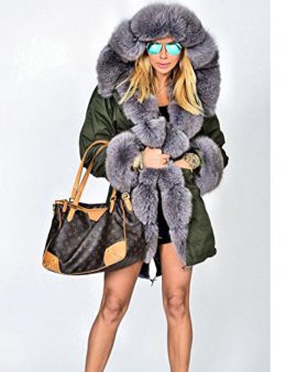 Aofur-Manteau-Femme-Chaud-Parka-Hiver-Fourrure-avec-Capuche-Militaire-Style-Parka-Longue-en-Fausse-Fourrure-0-2