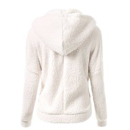 BeautyTop-Femme-Veste-Polaire-Zipp-Sweat-Shirt–Capuche-Manteau-Hoodie-Chaud-Automne-Hiver-0-3