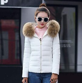 FNKDOR Femme Hiver Chaud Doudoune Col Fourrure Grande Taille Épais Blouson à Capuche Zip FNKDOR Femme Hiver Chaud Doudoune Col Fourrure Grande Taille Épais Blouson à Capuche Zip 4