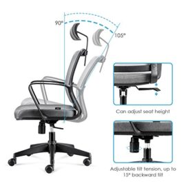 INTEY-Chaise-de-Bureau-Rotative-Fauteuil-en-Maille-Sige-Ergonomique-avec-Le-Support-Rglable-Lombaire-Dossier-Inclinable-la-Appui-Tte-Offre-Gratuitement-la-Capacit-Maximale-de-110-kg-Gris-0-1