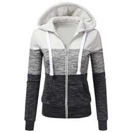 SHOBDW 2018 Nouvelle Mode Femme Printemps Automne Hiver Élégant Outwear Confortable Manteaux Veste Casual Sweatshirt Jumper Sport Hauts Tops Pullover Blouse Blouson SHOBDW 2018 Nouvelle Mode Femme Printemps Automne Hiver Élégant Outwear Confortable Manteaux Veste Casual Sweatshirt Jumper Sport Hauts Tops Pullover Blouse Blouson 3