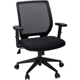 SLYPNOS-Chaise-de-Bureau-Ergonomique-Fauteuil-de-Bureau-en-Maille-Transpirant-Pivotant-360-Avec-5-Roulettes-Accoudoirs-et-Dossier-Moyen-Hauteur-RglablesPoid-de-Charge-120-kg-0