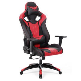 SONGMICS Chaise Gaming Ergonomique, Fauteuil Gamer au Design innové, Fauteuil de Bureau à Dossier Haut, Accoidoirs réglables 3D, Matériaux de Luxe, Large Coussin Lombaire, Noir + Rouge, RCG33R SONGMICS Chaise Gaming Ergonomique, Fauteuil Gamer au Design innové, Fauteuil de Bureau à Dossier Haut, Accoidoirs réglables 3D, Matériaux de Luxe, Large Coussin Lombaire, Noir + Rouge, RCG33R 2