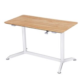 SONGMICS Grande Table Mobile, Bureau Assis/Debout, Poste de Travail à roulettes, Hauteur réglable, pour PC, Ordinateur Portable, Couleur du Bois, LAD08NW SONGMICS Grande Table Mobile, Bureau Assis/Debout, Poste de Travail à roulettes, Hauteur réglable, pour PC, Ordinateur Portable, Couleur du Bois, LAD08NW 2