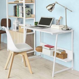 SoBuy® FWT34 Bureau Informatique Plan de Travail Table pour Ordinateur – Cadre Métal SoBuy® FWT34 Bureau Informatique Plan de Travail Table pour Ordinateur – Cadre Métal 3