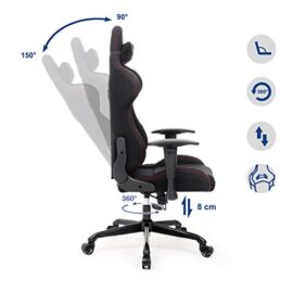 Songmics-Chaise-gamer-Fauteuil-de-bureau-racing-sport-avec-support-lombaire-et-coussin-0-1