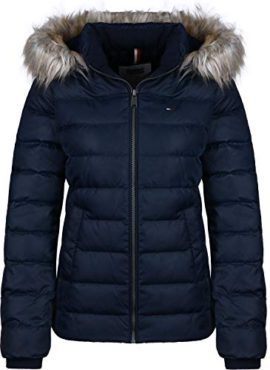 Tommy Jeans Tjw Essential Hooded Down Jacket, Blouson Femme Tommy Jeans Tjw Essential Hooded Down Jacket, Blouson Femme