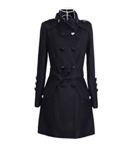 YOUJIA Femme Col Montant Trench-Coat Longue Double Boutonnage Manteaux en Laine Mélangée Parkas d’hiver YOUJIA Femme Col Montant Trench-Coat Longue Double Boutonnage Manteaux en Laine Mélangée Parkas d’hiver 6