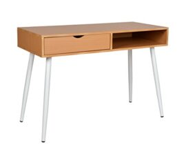 ts-ideen Bureau Console ordinateur Table d’appoint Secrétaire 1 tiroir design moderne Bureau, salon, chambre ts-ideen Bureau Console ordinateur Table d’appoint Secrétaire 1 tiroir design moderne Bureau, salon, chambre