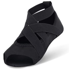 JOINFREE-Femmes-Bellarina-Chaussures-Demi-Poigne-Grip-Non-Slip-pour-Ballet-Yoga-Pilates-Barre-0