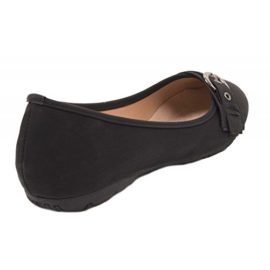 Primtex-Ballerines-Noir-Grandes-Tailles-Simili-Cuir-41-44-Semelle-intrieure-Cuir-Boucle-Fantaisie-0-3