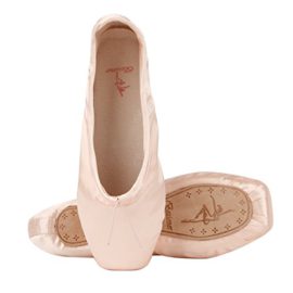 Rose-et-Red-Pointe-Shoes-Girls-Ballet-FlatsPantoufle-avec-Rubans-et-Talons-0