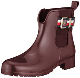 Tommy-Hilfiger-Corporate-Belt-Rain-Boot-Bottes-Bottines-de-Pluie-Femme-0