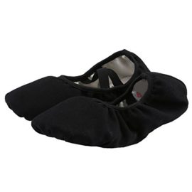 Zkyo-Femme-Ballet-Chaussures-Fille-Plate-Toile-Ballerines-Classique-Danse-Pilates-Gymnastique-Yoga-Chaussons-0-1