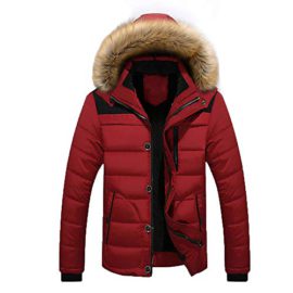 Doudoune en Coton, Internet Homme Hiver Chaud Manteau Plus épais Veste à Capuche Doudoune en Coton, Internet Homme Hiver Chaud Manteau Plus épais Veste à Capuche