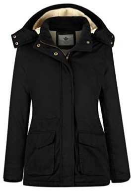 WenVen Femme Blouson Décontracté Veste d’hiver à Capuche Parka pour Automne Hiver WenVen Femme Blouson Décontracté Veste d’hiver à Capuche Parka pour Automne Hiver 3