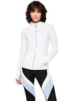 AURIQUE-Veste-de-Sport-Zippe-en-Polaire--Capuche-Femme-0