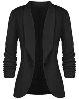 Blazer-Femmes-Veste-Basique-Coupe-Cintre–34-Manches-Blousons-Casual-Slim-Bureau-Daffaires-Elgant-0